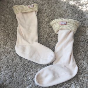 Hunter Socks - Cream - Worn once